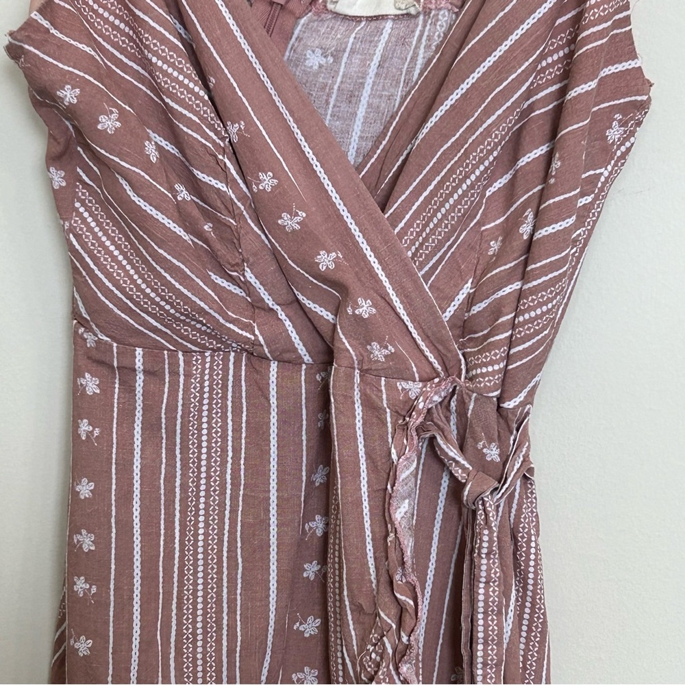 157. Alter'd State faux wrap boho mini dress size M - Picture 8 of 8